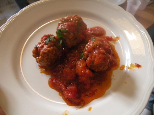 The Finished Product -- Delicious Meatballs!!